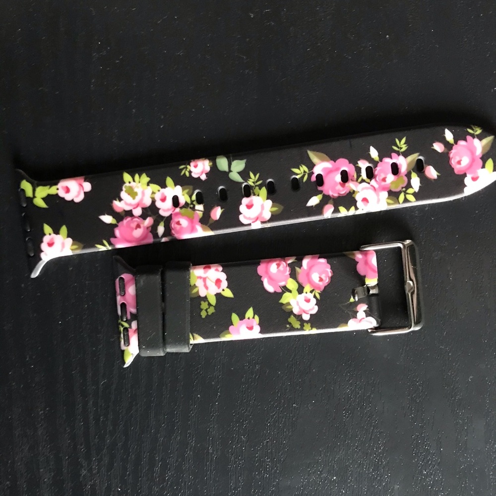 Apple Watch flower pattern band